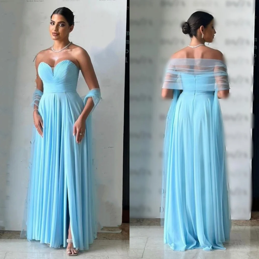 Customized Exquisite Chiffon Pleat A-line Sweetheart Long Dresses Bespoke Occasion Dresses Exquisite
Customized Exquisite Chiffon Pleat A-line Sweetheart Long Dresses Bespoke Occasion Dresses Exquisite