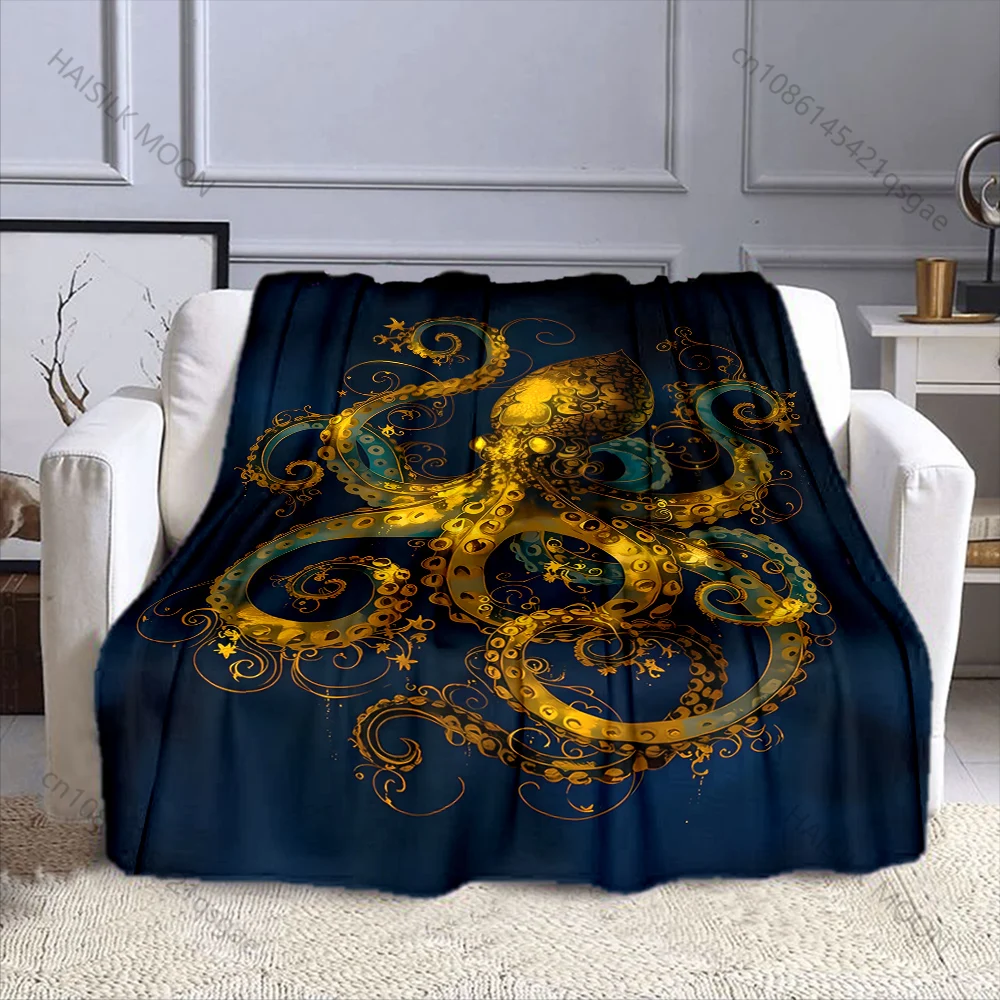 1PC Golden octopus decorative art Print Blanket Flannel Material Soft Warm for All Seasons Home Outdoor Camping Picnics RV
1PC Golden octopus decorative art Print Blanket Flannel Material Soft Warm for All Seasons Home Outdoor Camping Picnics RV