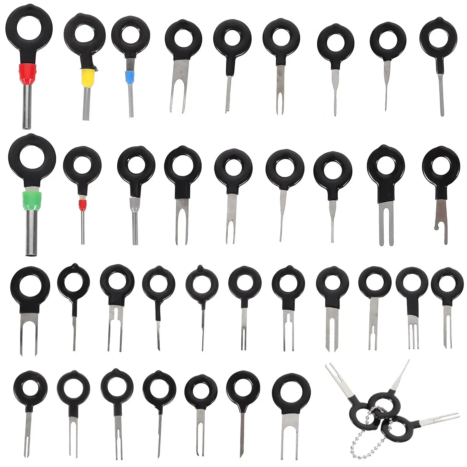 39 Pcs Terminal Removal Electrical Pin for Car Connector Repair Tools Wire Harness Handheld Maintenance
39 Pcs Terminal Removal Electrical Pin for Car Connector Repair Tools Wire Harness Handheld Maintenance