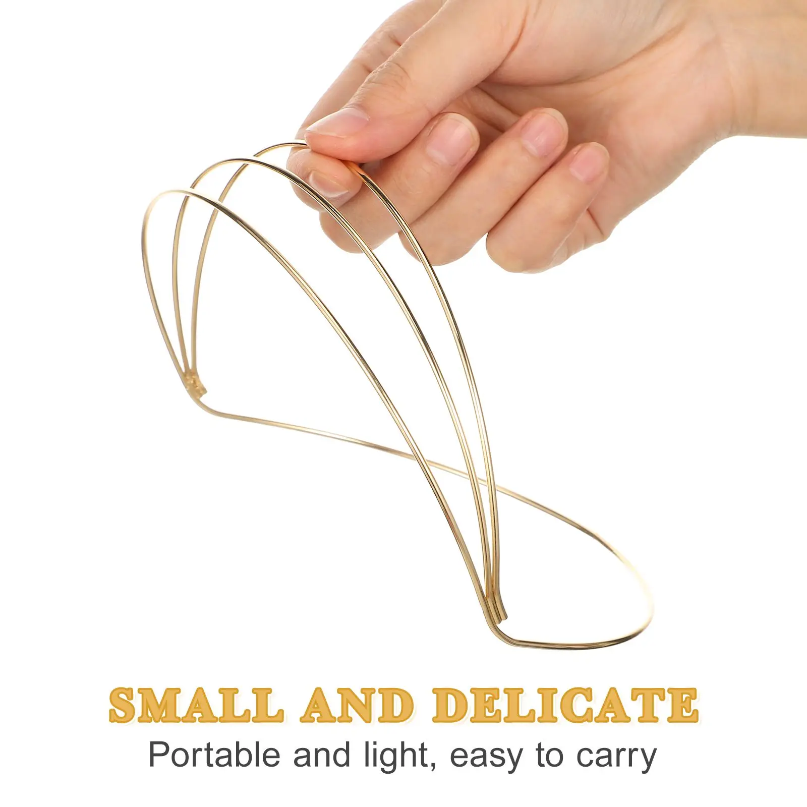 2Pcs Crown DIY Base Hair Wear Making Frame Golden Iron Headdress Accessory Durable Practical Wedding Banquet Party
2Pcs Crown DIY Base Hair Wear Making Frame Golden Iron Headdress Accessory Durable Practical Wedding Banquet Party