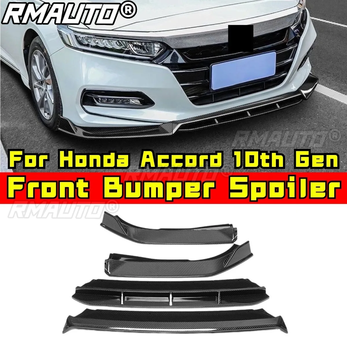 Для Honda Accord 10-го поколения автомобильный передний бампер, разделитель для губ, диффузор, спойлер, комплект кузова, глянцевый черный бампер, модификация губ, часть
Для Honda Accord 10-го поколения автомобильный передний бампер, разделитель для губ, диффузор, спойлер, комплект кузова, глянцевый черный бампер, модификация губ, часть