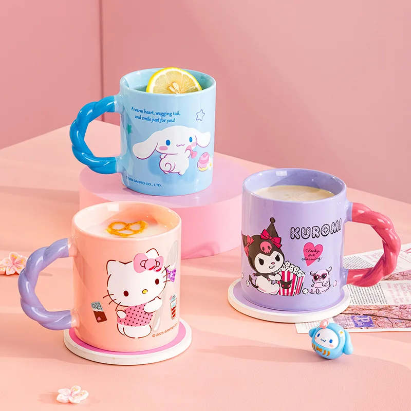 Hello Kitty Pochacco Sanrio Cute Cartoon Kuromi Mug Kawaii Anime High Beauty Water Cup Birthday Gift Handheld Cup Toys for Gifts
Hello Kitty Pochacco Sanrio Cute Cartoon Kuromi Mug Kawaii Anime High Beauty Water Cup Birthday Gift Handheld Cup Toys for Gifts