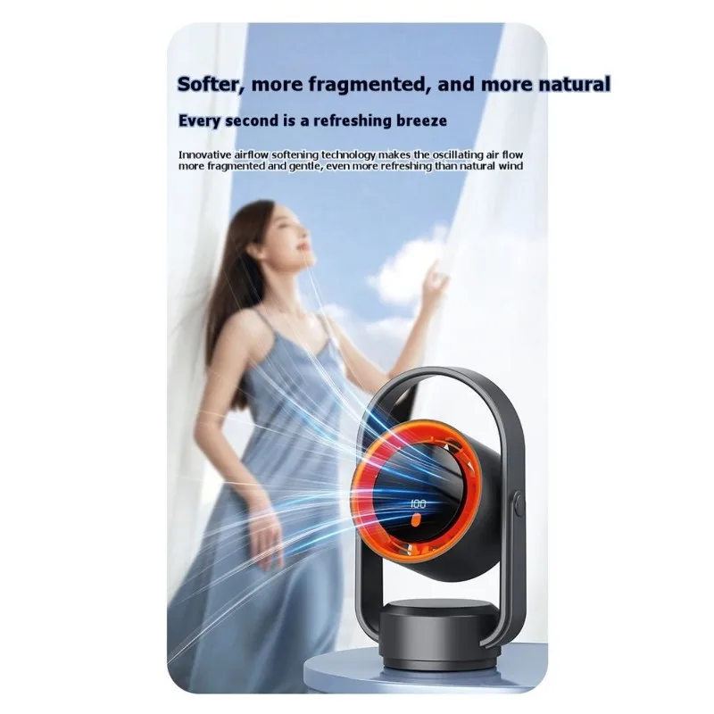 AC39-Modern Desk Fan Oscillating Design-Digital Display, USB Powered, 100 Speed Settings, 1 To 3 Hours Battery Life
AC39-Modern Desk Fan Oscillating Design-Digital Display, USB Powered, 100 Speed Settings, 1 To 3 Hours Battery Life