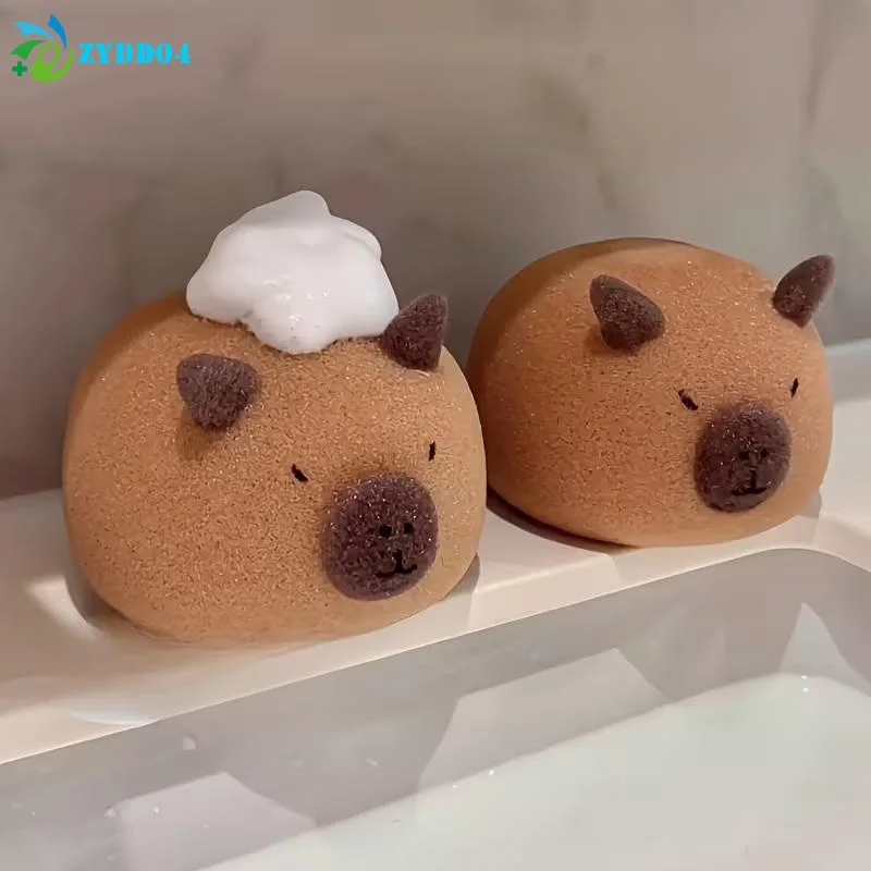 ●1PCS Capybara Shaped Bath Sponge Ball Soft Foaming Back Scrubber For Kids Gentle Exfoliating And Massage Cleaning Tool
●1PCS Capybara Shaped Bath Sponge Ball Soft Foaming Back Scrubber For Kids Gentle Exfoliating And Massage Cleaning Tool