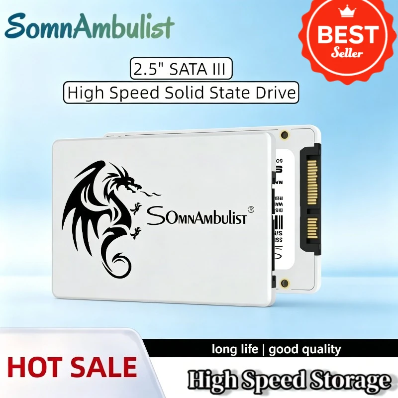 SomnAmbulist Desktop Laptop 2.5 60GB 128GB 256GB 512GB 128GB 240GB 480GB Solid State Drive Sata3 SomnAmbulist SSD for Hot Sale
SomnAmbulist Desktop Laptop 2.5 60GB 128GB 256GB 512GB 128GB 240GB 480GB Solid State Drive Sata3 SomnAmbulist SSD for Hot Sale