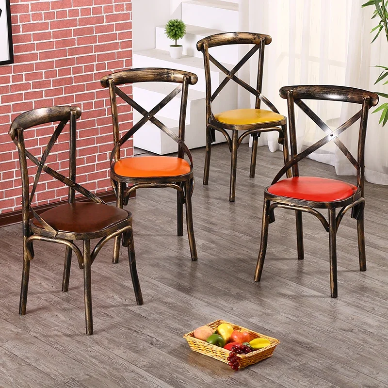 American And European Style Ins Retro Iron Art Used Fork Back Chair Restaurant Restaurant Restaurant Coffee Shop Back Chair
American And European Style Ins Retro Iron Art Used Fork Back Chair Restaurant Restaurant Restaurant Coffee Shop Back Chair