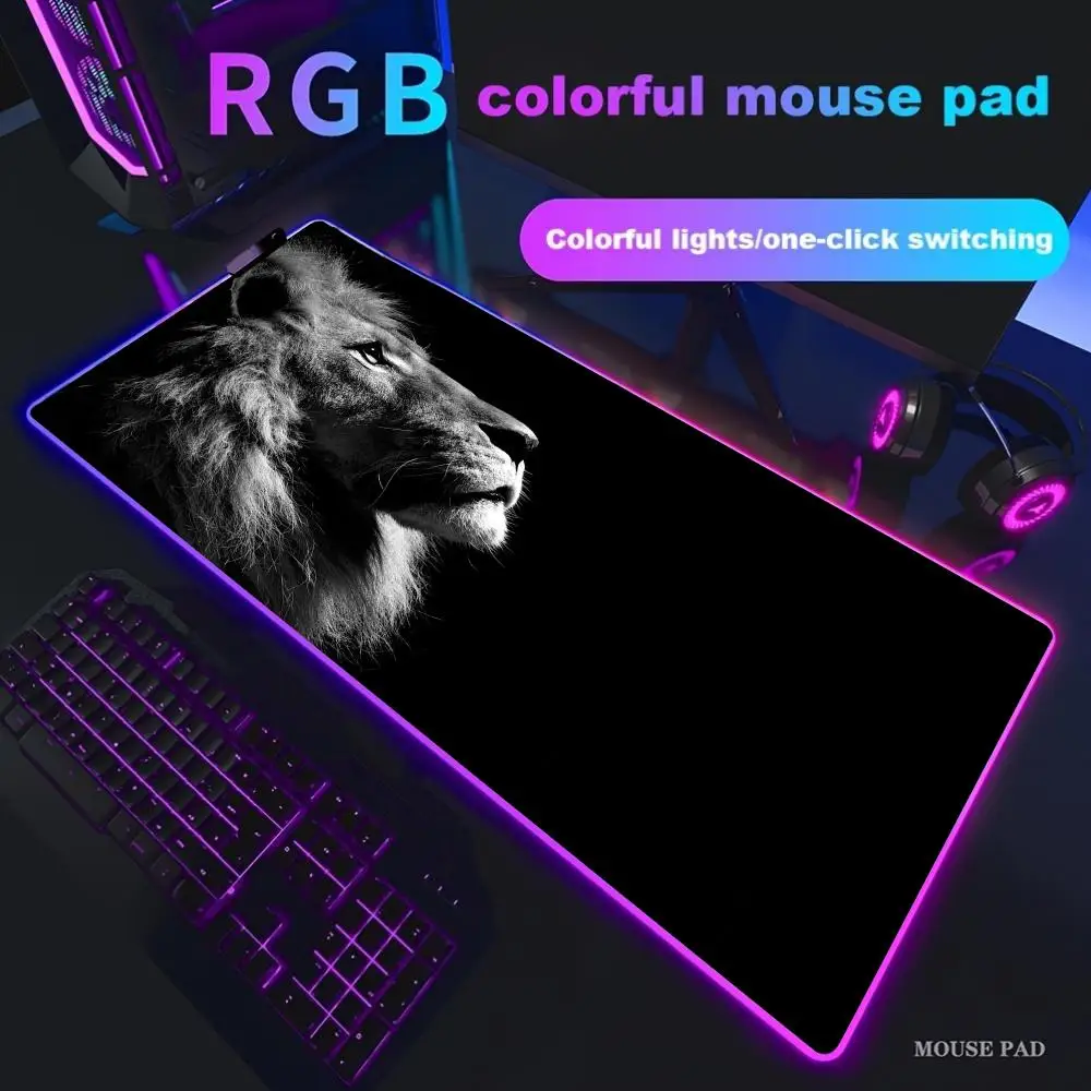 Коврик для мыши Lion Tiger XXL RGB игровой коврик для мыши настольный коврик геймерский аксессуар большой светодиодный светильник коврик для мыши ПК компьютерный ковер с подсветкой
Коврик для мыши Lion Tiger XXL RGB игровой коврик для мыши настольный коврик геймерский аксессуар большой светодиодный светильник коврик для мыши ПК компьютерный ковер с подсветкой