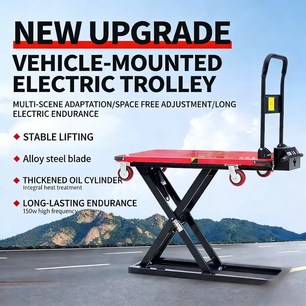 Hydraulic Four-Wheel Industrial Tool Storage Platform Lift Truck Electric Scissor Lifts Shopping Cargo Van Loading Unloading
Hydraulic Four-Wheel Industrial Tool Storage Platform Lift Truck Electric Scissor Lifts Shopping Cargo Van Loading Unloading