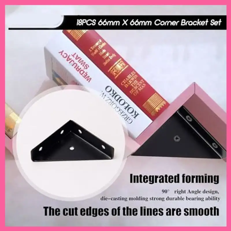 Angle Bracket, Metal Angle Bracket, Corner Table Connector For Bed, Table, 66Mm X 66Mm,18 Pcs
Angle Bracket, Metal Angle Bracket, Corner Table Connector For Bed, Table, 66Mm X 66Mm,18 Pcs