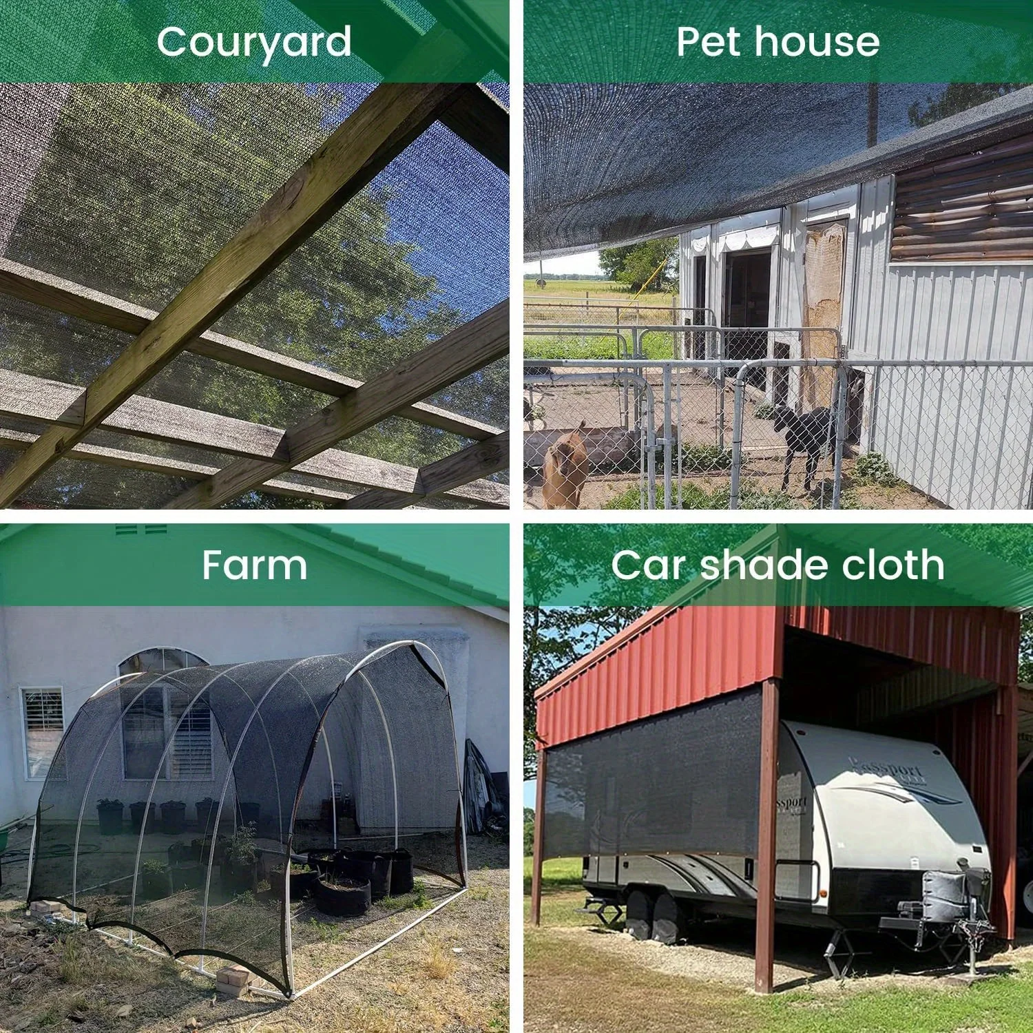 Professional-Grade Garden Plant Shade Nets Are Made of High-Quality, High-Density Polyethylene Material, Which Can Provide Scientific-Grade Protection
Professional-Grade Garden Plant Shade Nets Are Made of High-Quality, High-Density Polyethylene Material, Which Can Provide Scientific-Grade Protection