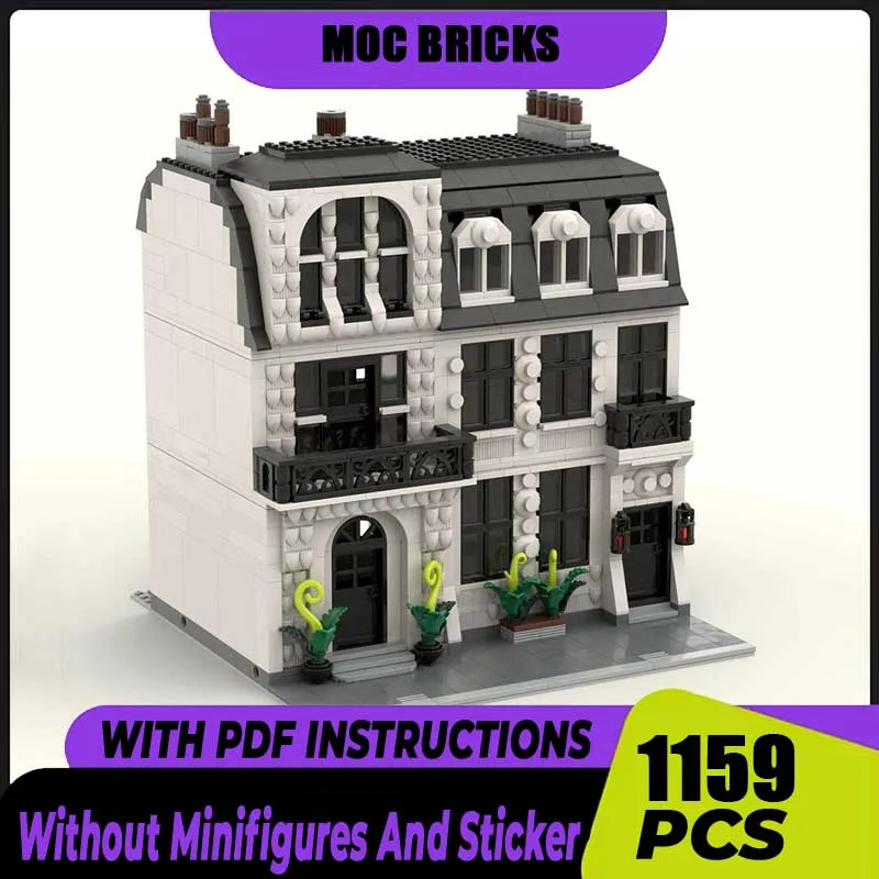 City Street View Moc Building Blocks Parisian-style Modular #1 Model Technology Bricks DIY Assembly Toys Construstion Gifts
City Street View Moc Building Blocks Parisian-style Modular #1 Model Technology Bricks DIY Assembly Toys Construstion Gifts