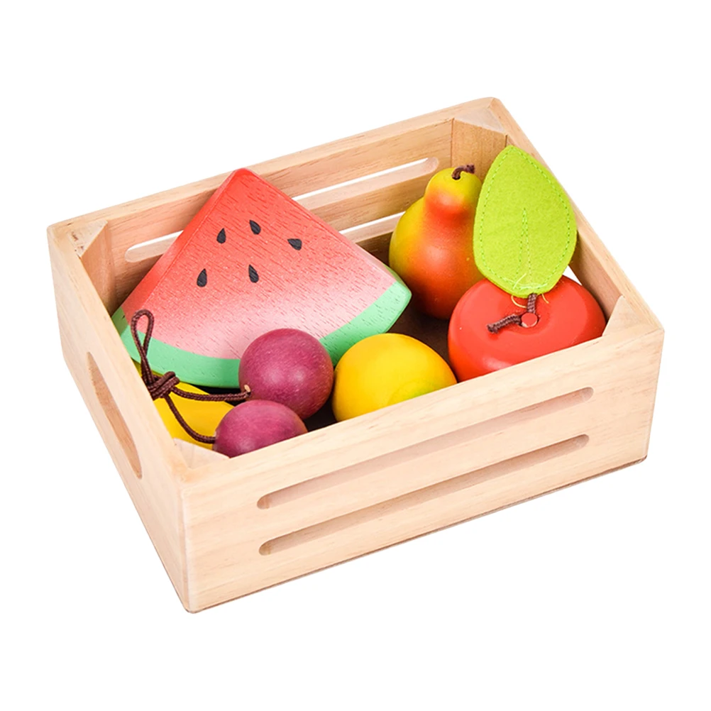 Wooden Frame Fruit Toys Simulated Pretend Play Artificial Fruits Decor Lifelike Montessori Teaching Photography Props Early
Wooden Frame Fruit Toys Simulated Pretend Play Artificial Fruits Decor Lifelike Montessori Teaching Photography Props Early