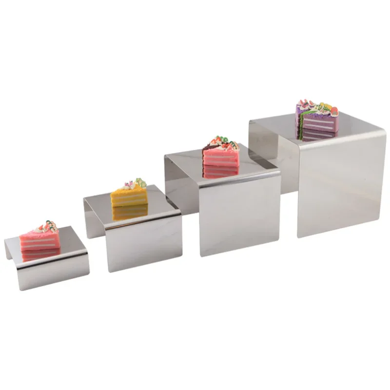 Stainless steel four-piece set, dim sum fruit plate dessert table display stand
Stainless steel four-piece set, dim sum fruit plate dessert table display stand