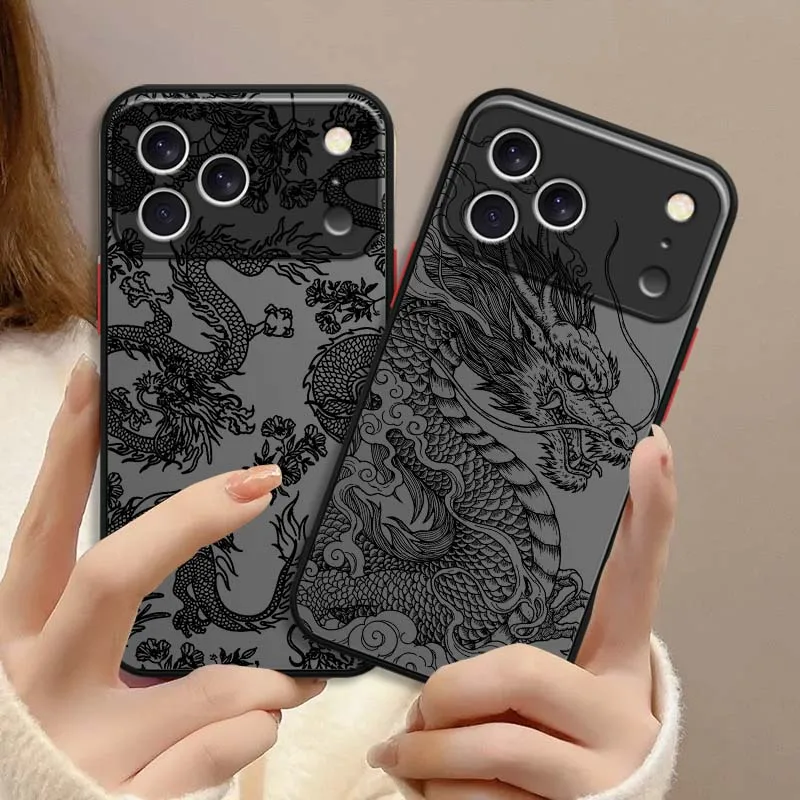 Fashion Dragon Pattern Art Cover For Apple iPhone 17 16 15 14 13 12 X Plus Pro Max Mini Frosted Translucent Phone Case
Fashion Dragon Pattern Art Cover For Apple iPhone 17 16 15 14 13 12 X Plus Pro Max Mini Frosted Translucent Phone Case