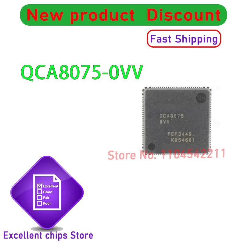 2PCS~10PCS/LOT QCA8075-0VV QCA8075-OVV QCA8075 QFN 100% New Original 
2PCS~10PCS/LOT QCA8075-0VV QCA8075-OVV QCA8075 QFN 100% New Original