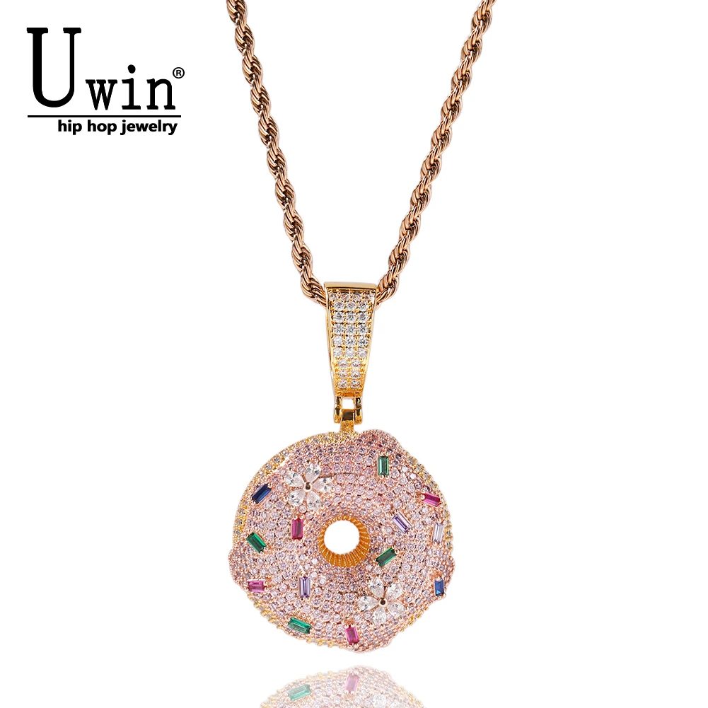 Uwin Donuts Pendant Y2K kawaii Girl Accessories Iced Out Cubic Zirconia Necklaces For Women Hip Hop Jewelry Gifts
Uwin Donuts Pendant Y2K kawaii Girl Accessories Iced Out Cubic Zirconia Necklaces For Women Hip Hop Jewelry Gifts