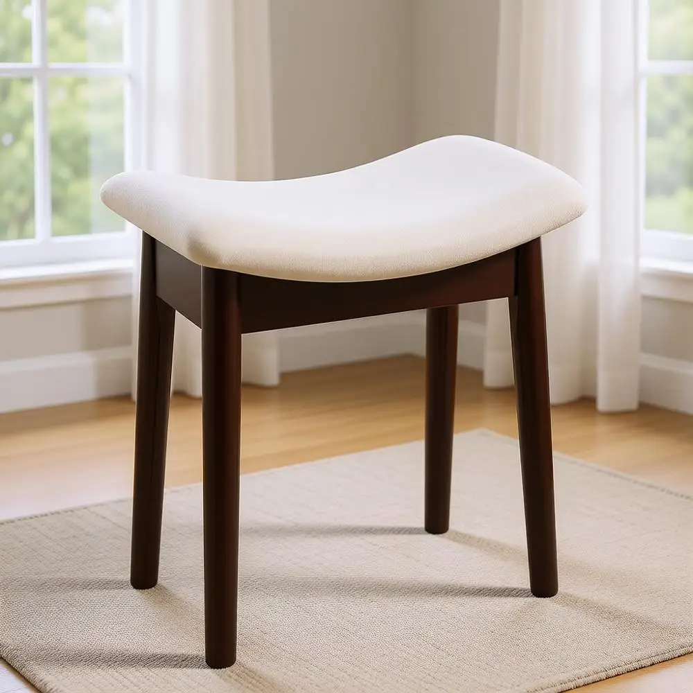 18-дюймовый обитый пуф с подушкой, современный табурет для туалетного столика или гостиной, белый
18-дюймовый обитый пуф с подушкой, современный табурет для туалетного столика или гостиной, белый