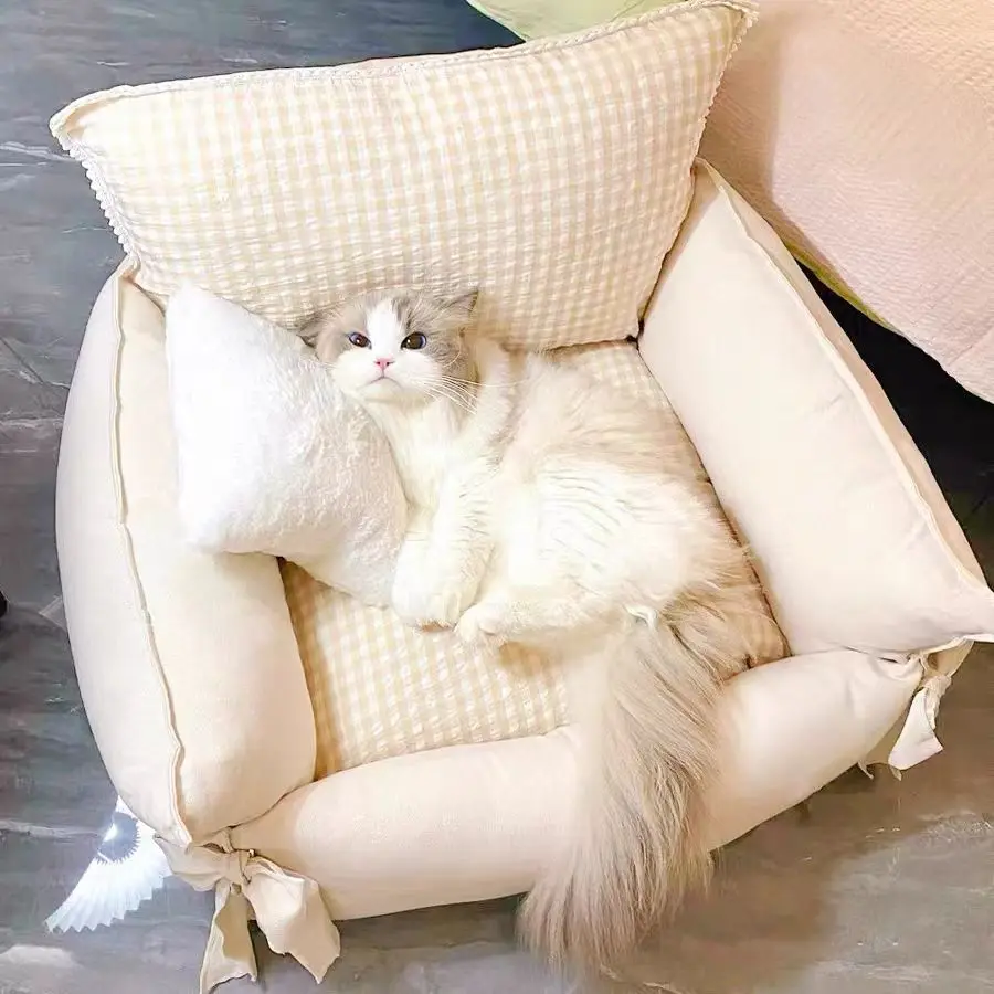 Pet Sofa, All-season, Detachable And Washable, Cat Bed, Dog Bed And Bed Order With One Click
Pet Sofa, All-season, Detachable And Washable, Cat Bed, Dog Bed And Bed Order With One Click