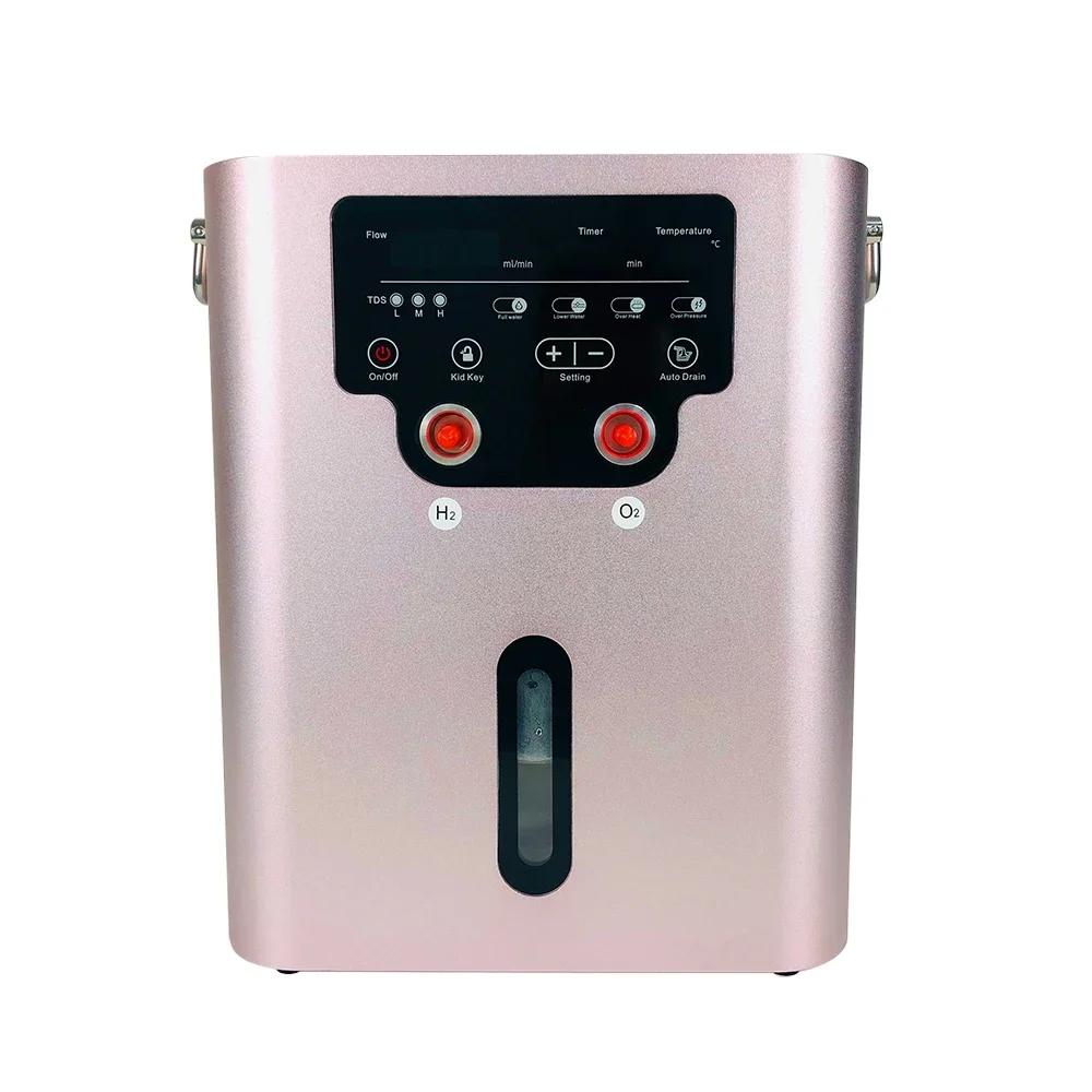 900ml/min High Purity Hydrogen Oxygen Generator Inhalation Oxyhydrogen Therapy Machine For Health Care
900ml/min High Purity Hydrogen Oxygen Generator Inhalation Oxyhydrogen Therapy Machine For Health Care