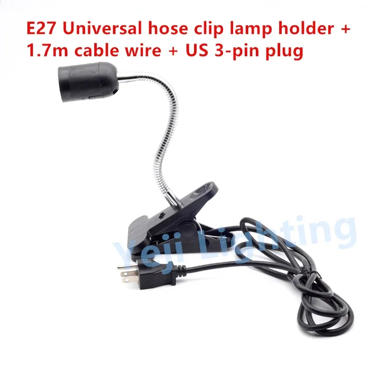 Universal hose clip E27 lamp holder LED hose lamp base US 3 PINS plug E27 retro cord set Lighting accessories DIY
Universal hose clip E27 lamp holder LED hose lamp base US 3 PINS plug E27 retro cord set Lighting accessories DIY