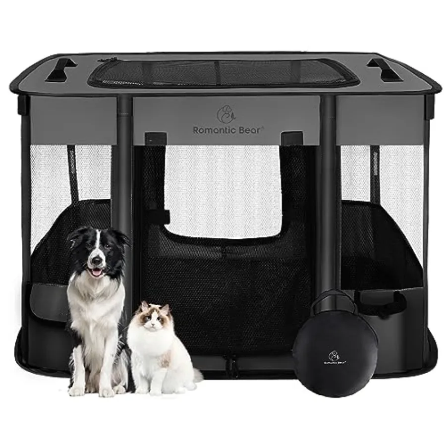 40x32x24 Inches Dog PlaypenPet Playpen Foldable Puppy Cat Playpen Portable Exercise Kennel Tent Crate Water-Resistant Breathabl
40x32x24 Inches Dog PlaypenPet Playpen Foldable Puppy Cat Playpen Portable Exercise Kennel Tent Crate Water-Resistant Breathabl