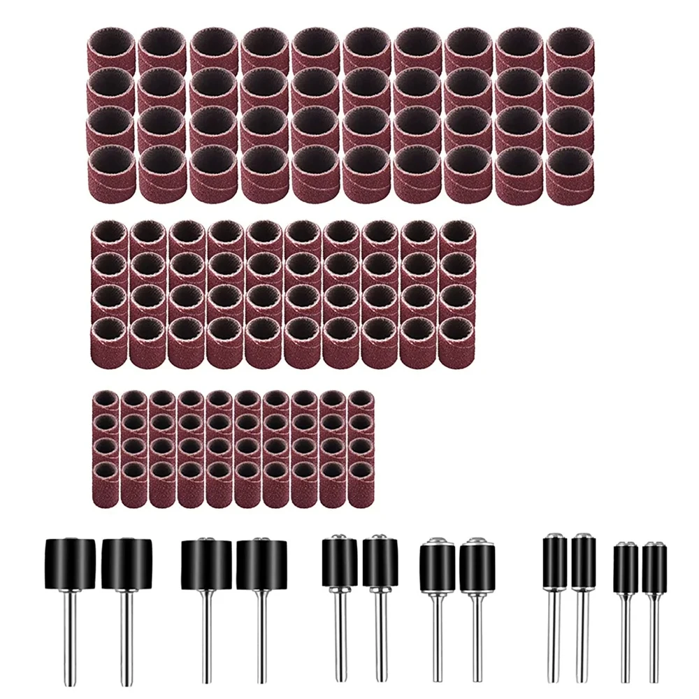132 Pieces Sanding Drum Set Including 120 Pieces Drum Sander Sanding Sleeves and 12 Pieces Drum Mandrels for Dremel Rotary Tool
132 Pieces Sanding Drum Set Including 120 Pieces Drum Sander Sanding Sleeves and 12 Pieces Drum Mandrels for Dremel Rotary Tool