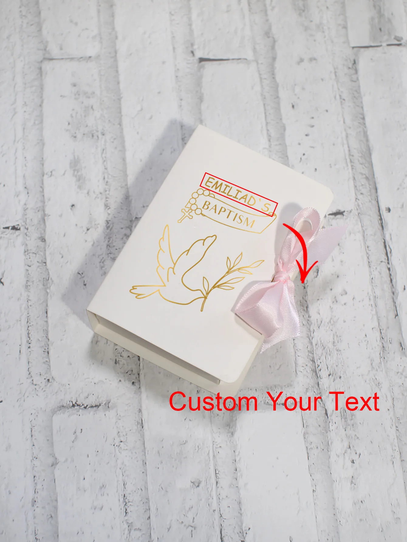 Customizable Baptism Gift Box, Suitable for Baptism, Baby Naming Ceremony, and Various Baby Religious Occasions Party Gift Boxes
Customizable Baptism Gift Box, Suitable for Baptism, Baby Naming Ceremony, and Various Baby Religious Occasions Party Gift Boxes