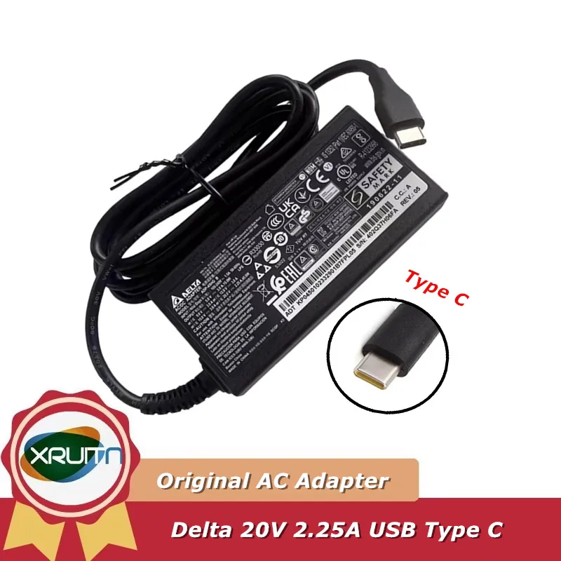 Original Delta ADP-45HG B 45W 5V/9V/12V/15V/20V AC Adapter Charger for Acer Laptop Power Supply ADP-45PE B ADP-45XE B ADP-45EG A
Original Delta ADP-45HG B 45W 5V/9V/12V/15V/20V AC Adapter Charger for Acer Laptop Power Supply ADP-45PE B ADP-45XE B ADP-45EG A