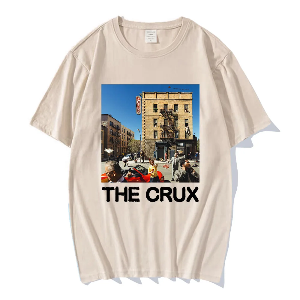 Футболка Djo The Crux, новинка 2025 года, футболки с графическим рисунком, хлопковая уличная одежда унисекс с коротким рукавом, мужская и женская футболка Camisetas Hombre
Футболка Djo The Crux, новинка 2025 года, футболки с графическим рисунком, хлопковая уличная одежда унисекс с коротким рукавом, мужская и женская футболка Camisetas Hombre