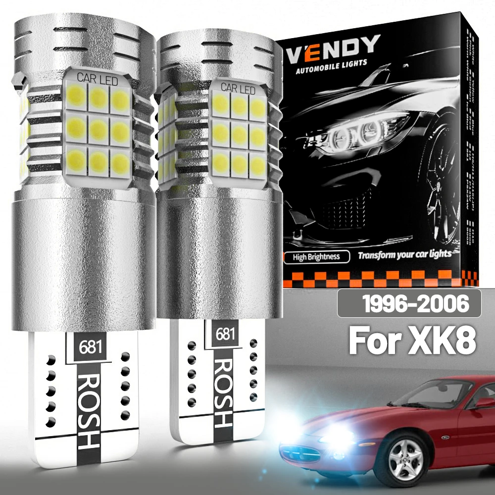 2pcs LED Parking Light For Jaguar XK8 1996-2006 Clearance Lamp 2000 2001 2002 2003 2004 2005 Canbus Accessories
2pcs LED Parking Light For Jaguar XK8 1996-2006 Clearance Lamp 2000 2001 2002 2003 2004 2005 Canbus Accessories