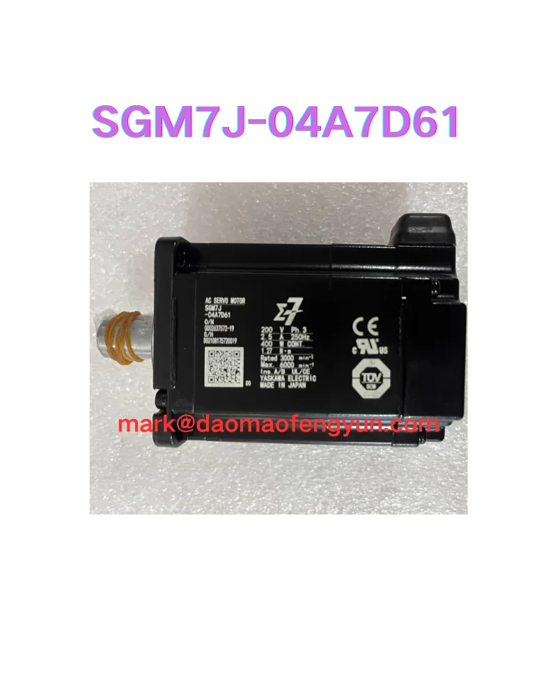 SGM7J-04A7D61 Brand new servo motors,
SGM7J-04A7D61 Brand new servo motors,