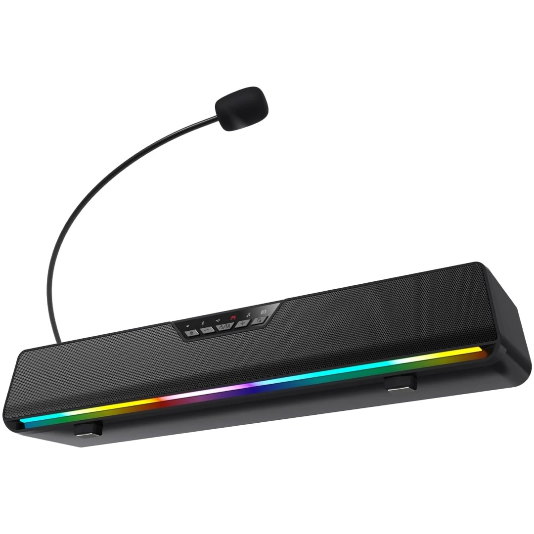 GS6 Pro Gaming Soundbar, Detachable Noise Cancelling Mic, 7.1 EQ, RGB Dynamic Light, Bluetooth 5.4 Speaker for PC/PS4/PS5
GS6 Pro Gaming Soundbar, Detachable Noise Cancelling Mic, 7.1 EQ, RGB Dynamic Light, Bluetooth 5.4 Speaker for PC/PS4/PS5