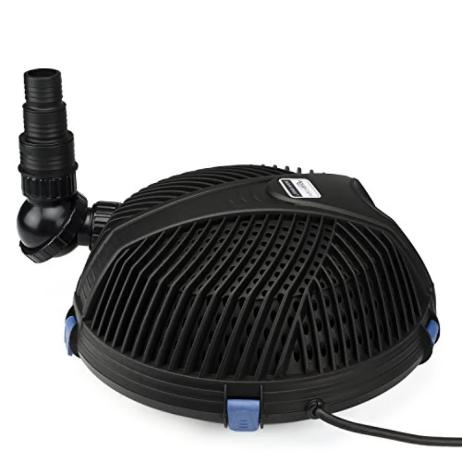 91012 AquaForce 2700 Asynchronous Pump with Protective Cage for Ponds and Pondless Waterfalls 2 695 GPH Black
91012 AquaForce 2700 Asynchronous Pump with Protective Cage for Ponds and Pondless Waterfalls 2 695 GPH Black