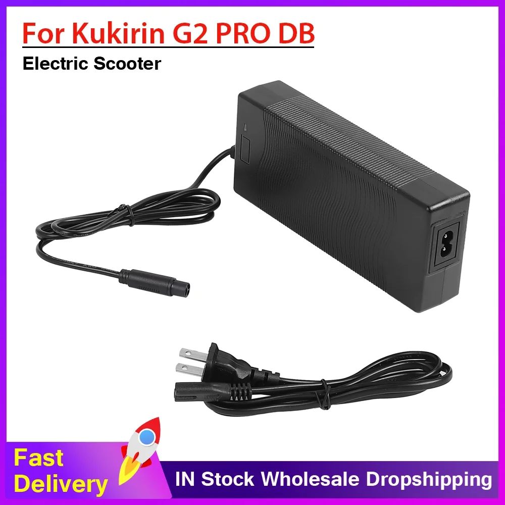 54.6V 2A Battery Charger For KUGOO Kukirin G2 PRO DB Charger EU US Plug Electric Scooter Accessories Parts
54.6V 2A Battery Charger For KUGOO Kukirin G2 PRO DB Charger EU US Plug Electric Scooter Accessories Parts