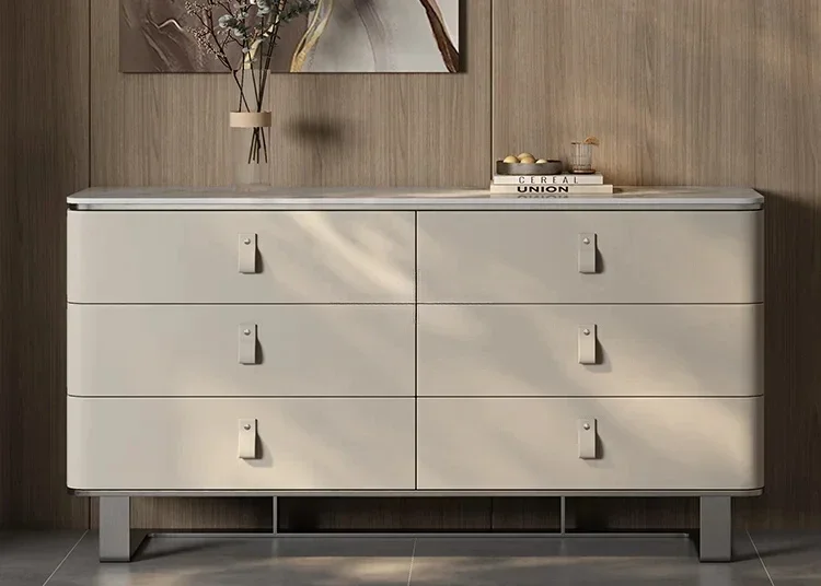 Italian minimalist light luxury six-chest cabinet stainless steel rock slab dining side storage cabinet high sense
Italian minimalist light luxury six-chest cabinet stainless steel rock slab dining side storage cabinet high sense