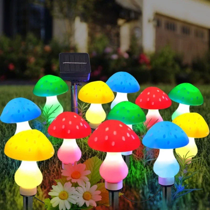 Colorful Mushroom LED Solar Lawn Lamp External Solar Lights Wedding Camping Party Home Decoration Garden Summer Decor Light
Colorful Mushroom LED Solar Lawn Lamp External Solar Lights Wedding Camping Party Home Decoration Garden Summer Decor Light