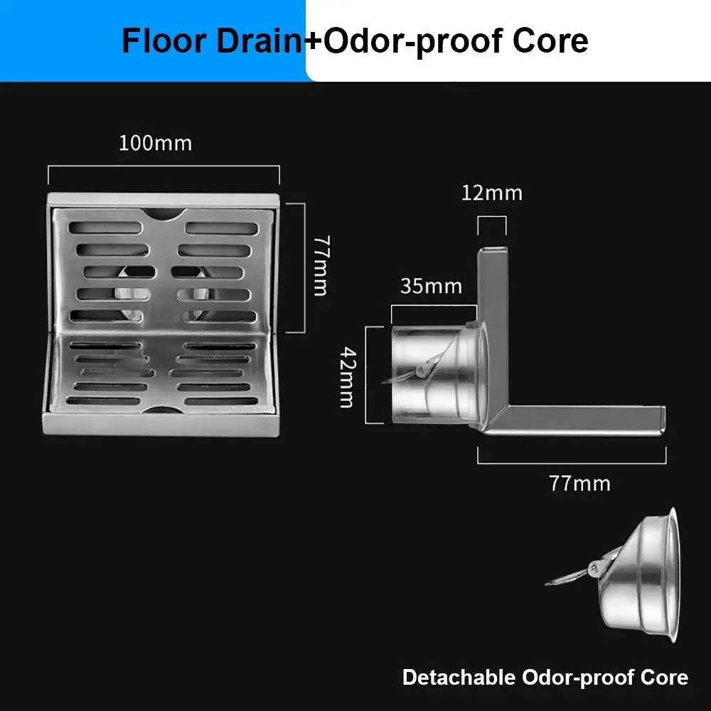 Professional for 50 Pipe Corner Floor Drain L Shape 304 Stainless Steel Side Drainage Wear Resistant 10cm Wall Drain Shower Room
Professional for 50 Pipe Corner Floor Drain L Shape 304 Stainless Steel Side Drainage Wear Resistant 10cm Wall Drain Shower Room