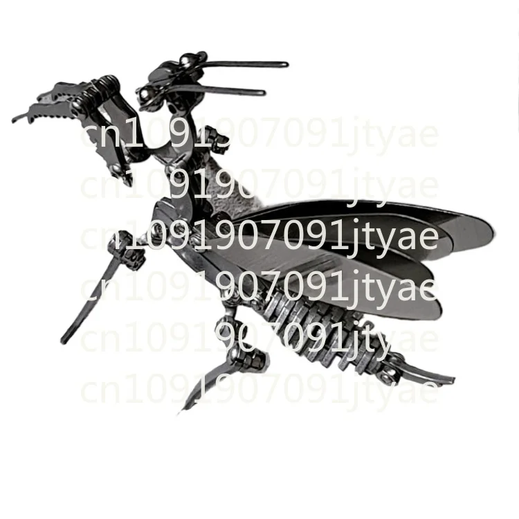 Finished Steel Mantis Metal Toy Assembly Model Finished Stainless Steel Static Handicraft Insect Ornament
Finished Steel Mantis Metal Toy Assembly Model Finished Stainless Steel Static Handicraft Insect Ornament