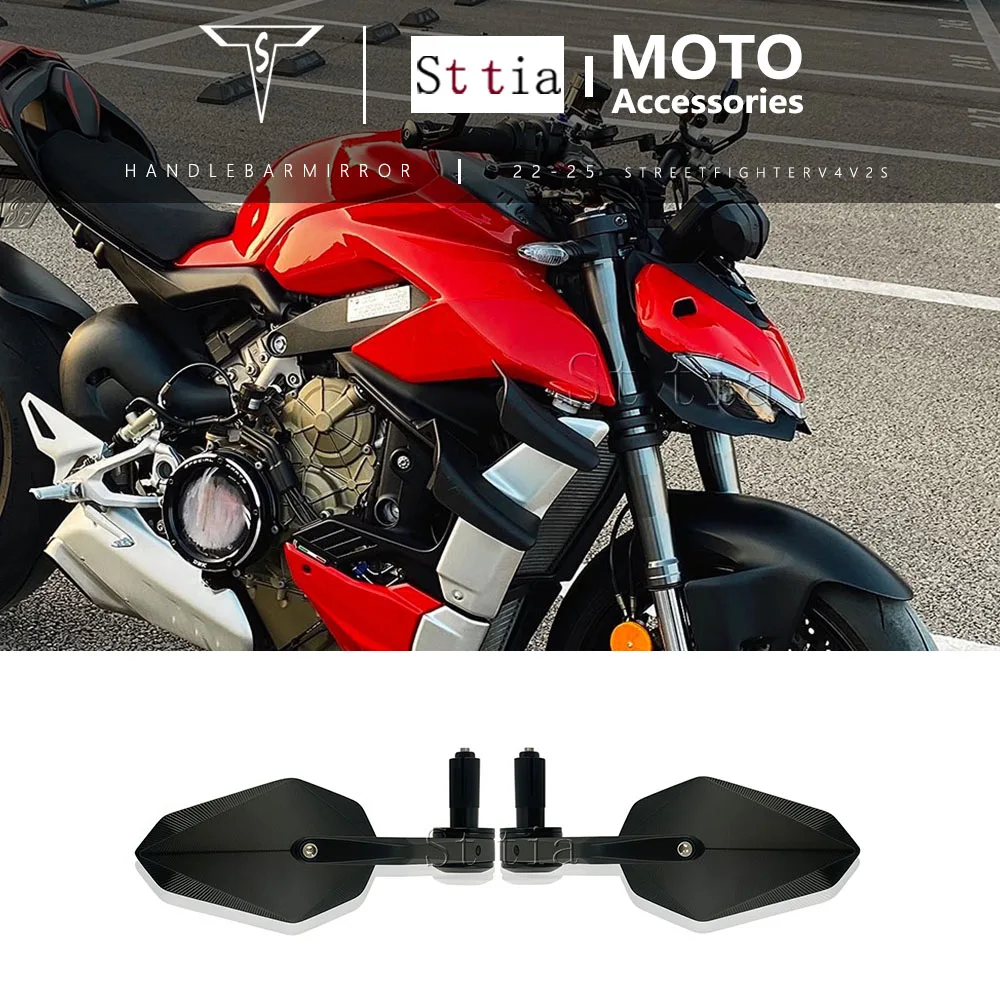 For Ducati Streetfighter V2 V4 2022-2025 Motorcycle Handlebar Rearview Mirror Anti-Glare STREETFIGHTER V4 V2 S Rear View Mirrors
For Ducati Streetfighter V2 V4 2022-2025 Motorcycle Handlebar Rearview Mirror Anti-Glare STREETFIGHTER V4 V2 S Rear View Mirrors