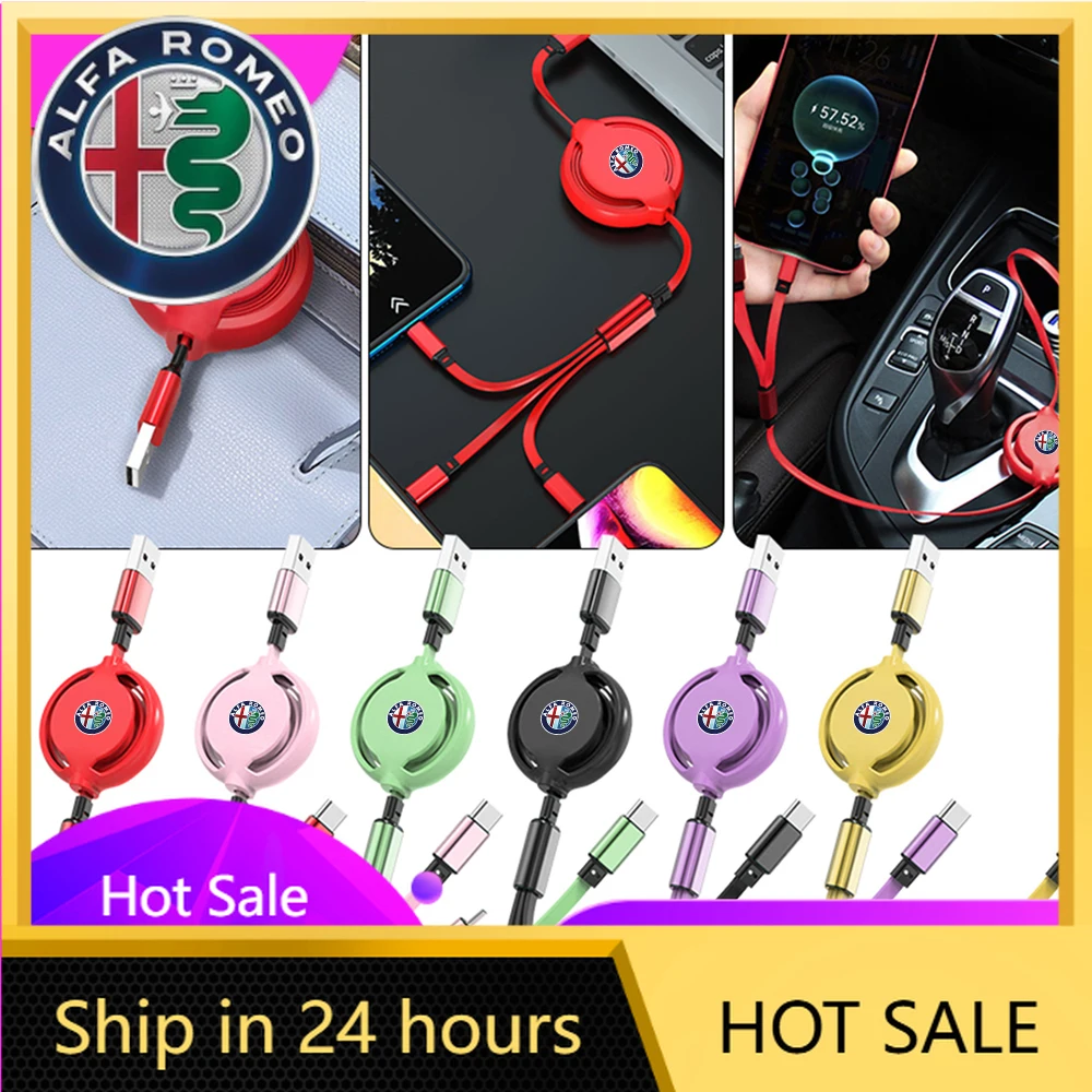 Наклейки для автомобиля Alfa Romeo: многофункциональный USB-кабель 3-в-1 для зарядки с USB Type-C и кабелем для сверхбыстрой зарядки Lightning для Alfa Romeo Giulia
Наклейки для автомобиля Alfa Romeo: многофункциональный USB-кабель 3-в-1 для зарядки с USB Type-C и кабелем для сверхбыстрой зарядки Lightning для Alfa Romeo Giulia