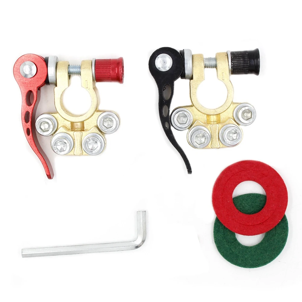 12V 24V Car Battery Terminals Quick Release Battery Terminal Shut-Off Connectors for Boat Race UTV Tractor
12V 24V Car Battery Terminals Quick Release Battery Terminal Shut-Off Connectors for Boat Race UTV Tractor