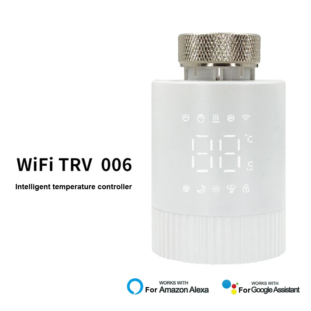 Для Tuya клапан контроля температуры Wi-Fi программируемый термостатический клапан радиатора голосовое управление для приложения Smart Life через WIFI
Для Tuya клапан контроля температуры Wi-Fi программируемый термостатический клапан радиатора голосовое управление для приложения Smart Life через WIFI