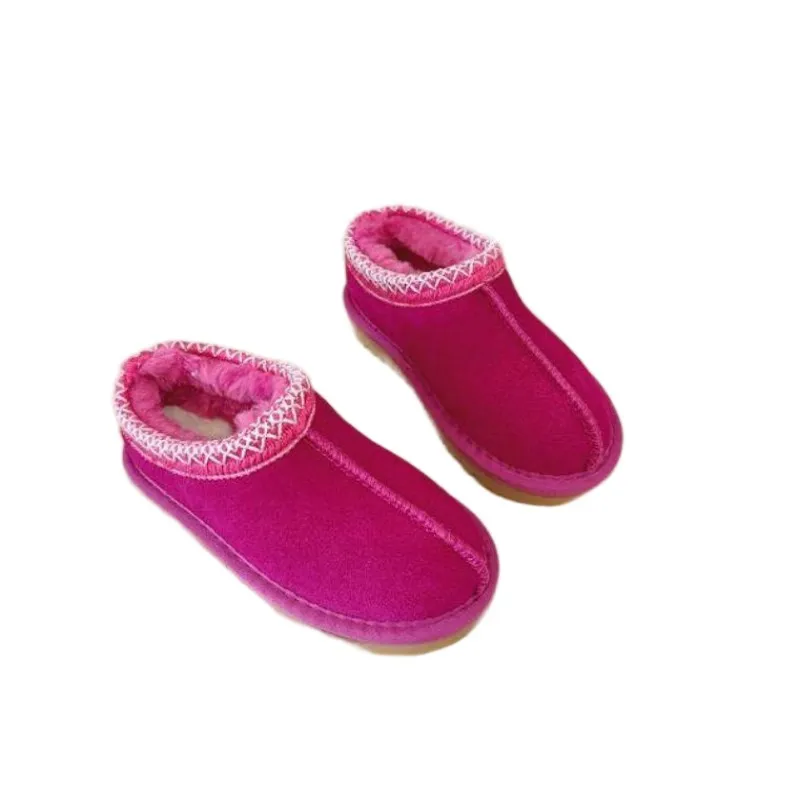 Winter Kids Cowhide Suede Snow Boots Designer Toddler Tasman Fur Slippers Tazz Baby Shoes Ultra Mini Girls Boy Low-top Warm Boot
Winter Kids Cowhide Suede Snow Boots Designer Toddler Tasman Fur Slippers Tazz Baby Shoes Ultra Mini Girls Boy Low-top Warm Boot