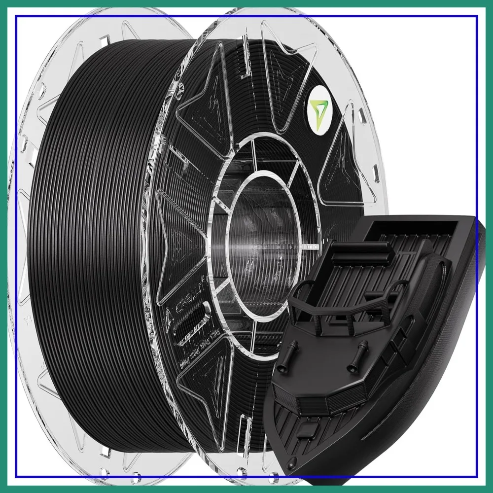 Carbon Fiber Nylon Filament 1.75mm, 1KG Spool, High-Strength & Lightweight 3D Printing Material, Superior Toughness & Dimensional Stability, Black
Carbon Fiber Nylon Filament 1.75mm, 1KG Spool, High-Strength & Lightweight 3D Printing Material, Superior Toughness & Dimensional Stability, Black