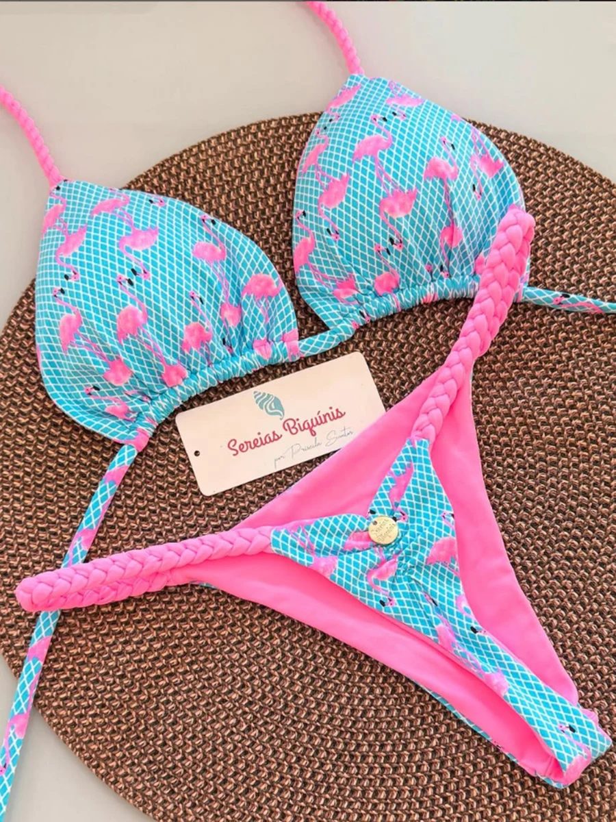 Micro Bikinis 2025 Push Up Women Swimsuits Sexy Swimwear Brazilian Bikini Set Thong Biquini Print Swimsuit Summer Beachwear
Micro Bikinis 2025 Push Up Women Swimsuits Sexy Swimwear Brazilian Bikini Set Thong Biquini Print Swimsuit Summer Beachwear