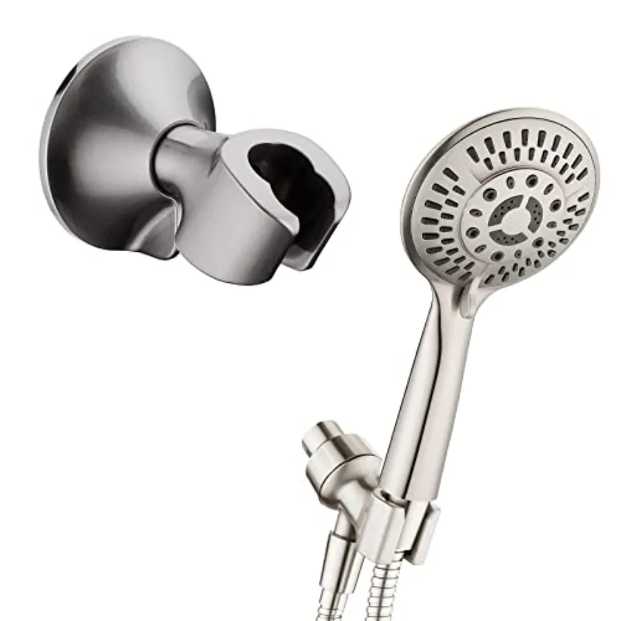9 Spray Settings Handheld Shower Head Set with Suction Shower Head Holder Brushed Nickel
9 Spray Settings Handheld Shower Head Set with Suction Shower Head Holder Brushed Nickel