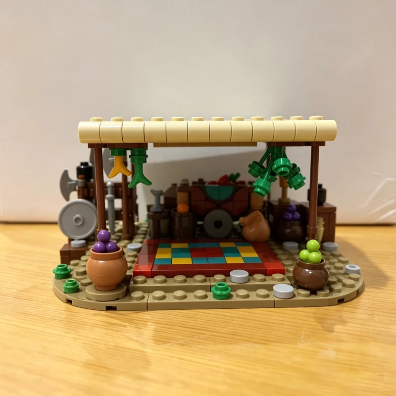 Street View Model MOC Building Brick Viking Selling booth Retail Store Modular Technolog Assemble Children Toy Suit Gift Holiday
Street View Model MOC Building Brick Viking Selling booth Retail Store Modular Technolog Assemble Children Toy Suit Gift Holiday