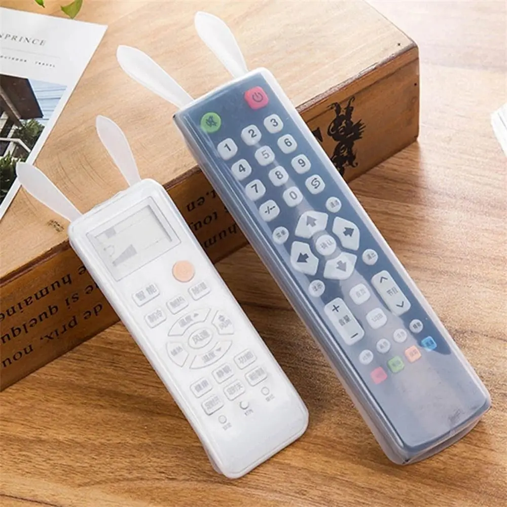 Rabbit Ear Remote Control Cover Silicone Transparent TV Remote Control Case Luminous Air Condition Dustproof Storage Protector
Rabbit Ear Remote Control Cover Silicone Transparent TV Remote Control Case Luminous Air Condition Dustproof Storage Protector