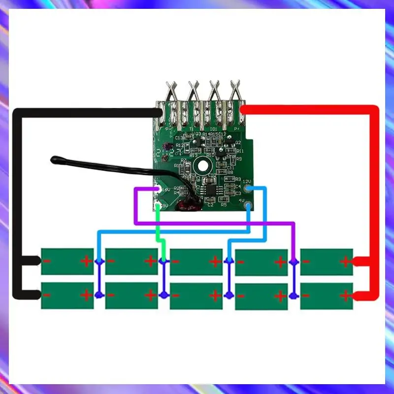 A24U LBX2040 Li- Battery Case PCB Charging Protection Circuit Board For Black Decker 18V 20V LBX2040
A24U LBX2040 Li- Battery Case PCB Charging Protection Circuit Board For Black Decker 18V 20V LBX2040