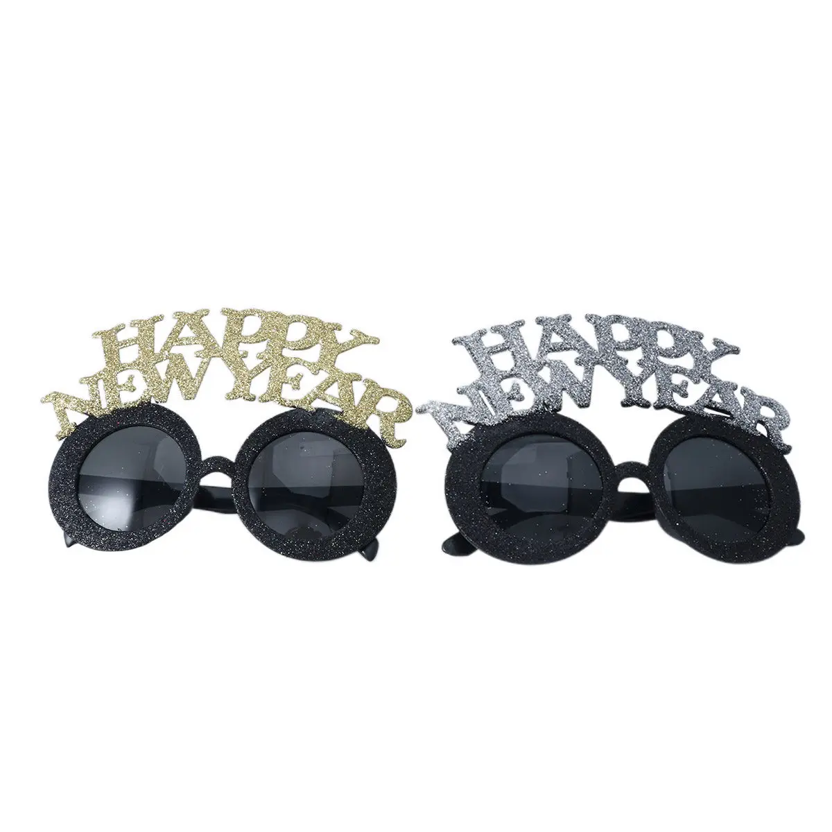 2Pcs Happy New Year Glasses Funny Party Eyewear Silver Gold Photo Booth Props Celebration Accessories Festival Supplies
2Pcs Happy New Year Glasses Funny Party Eyewear Silver Gold Photo Booth Props Celebration Accessories Festival Supplies